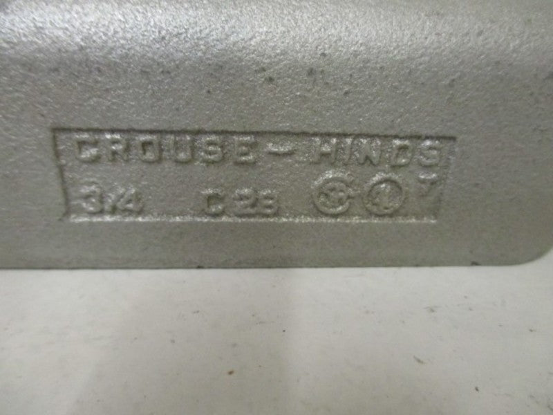 LOT OF 5 CROUSE-HINDS C28 CONDUIT OUTLET BODY 3/4" NSMP