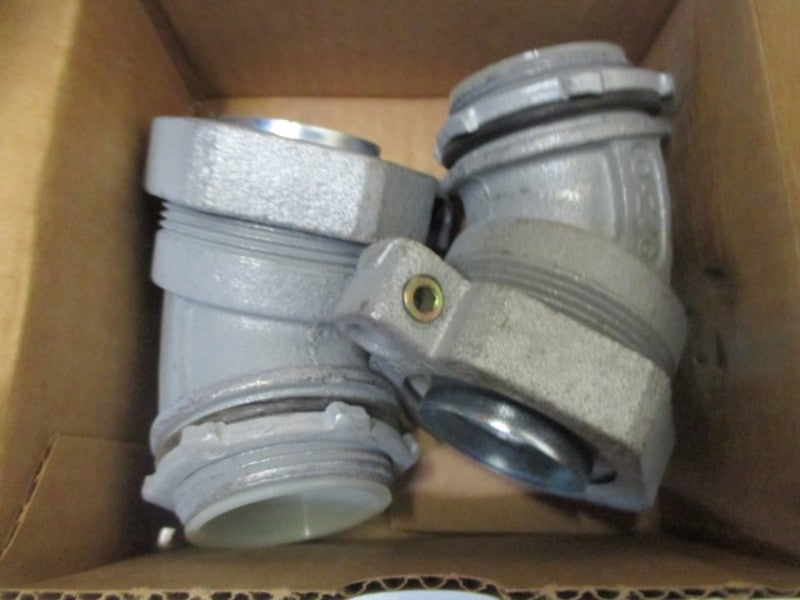 LOT OF 2 O-Z/GEDNEY 4Q-4150LTG 1-1/2" LIQUIDTIGHT CONNECTOR NSMP