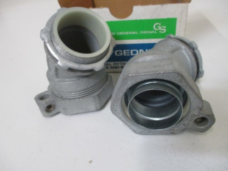 LOT OF 2 O-Z/GEDNEY 4Q-4150LTG 1-1/2" LIQUIDTIGHT CONNECTOR NSMP