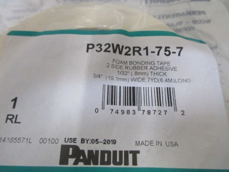 PANDUIT P32W2R1-75-7 RUBBER FOAM TAPE  FACTORY BAG