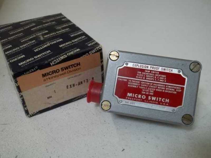 MICRO SWITCH EXH-AR13-R EXPLOSION PROOF SWITCH (BLUE BOX)  NSMP