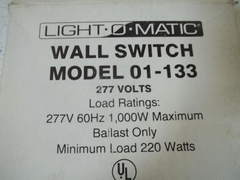 LIGHT-O-MATIC 01-133 WALL SWITCH  NSMP