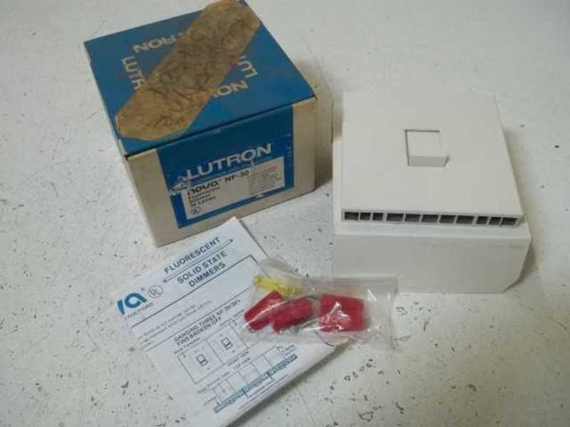 LUTRON NF-30 FLUORESCENT DIMMER 30 LAMPS  NSMP