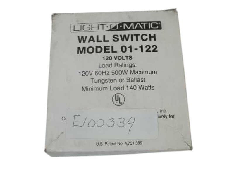 LIGHT-O-MATIC 01-122 WALL SWITCH  NSMP