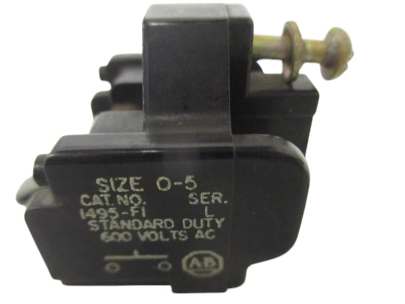 ALLEN BRADLEY 1495-F1 SER. L AUXILIARY CONTACT  UNMP