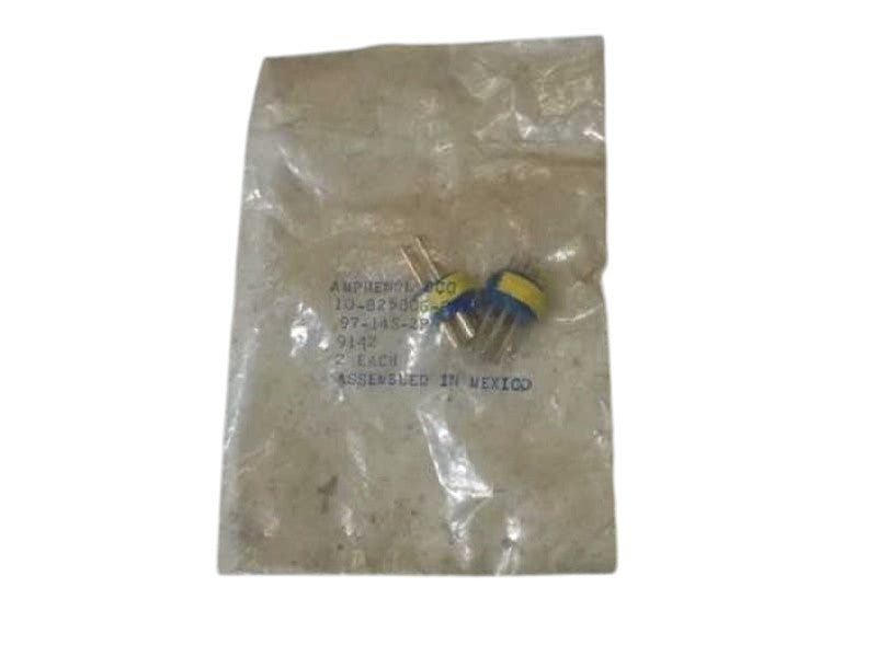 LOT OF 2 AMPHENOL 10-825806-02P CONNECTOR NSNP IN A FACTORY BAG
