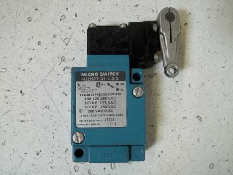 MICRO SWITCH LZL1 LIMIT SWITCH  UNMP