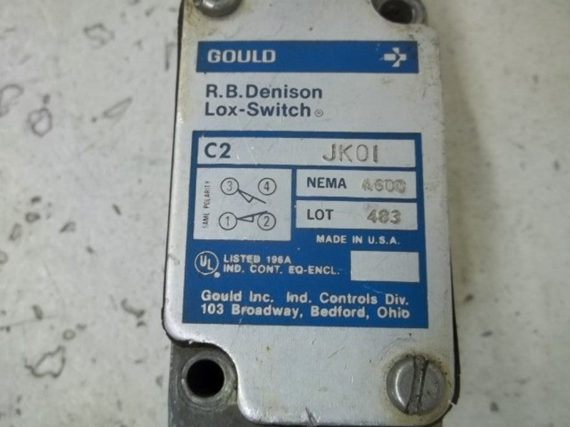 GOULD C2JK01 LIMIT SWITCH  UNMP