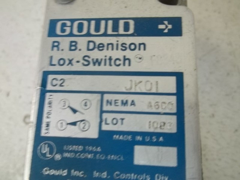 GOULD C2JK01 LIMIT SWITCH (AS PICTURED)  UNMP
