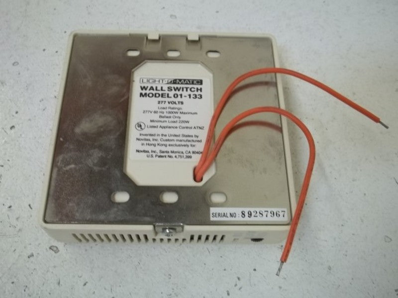 LIGHT-O-MATIC MODEL 01-133 WALL SWITCH  UNMP