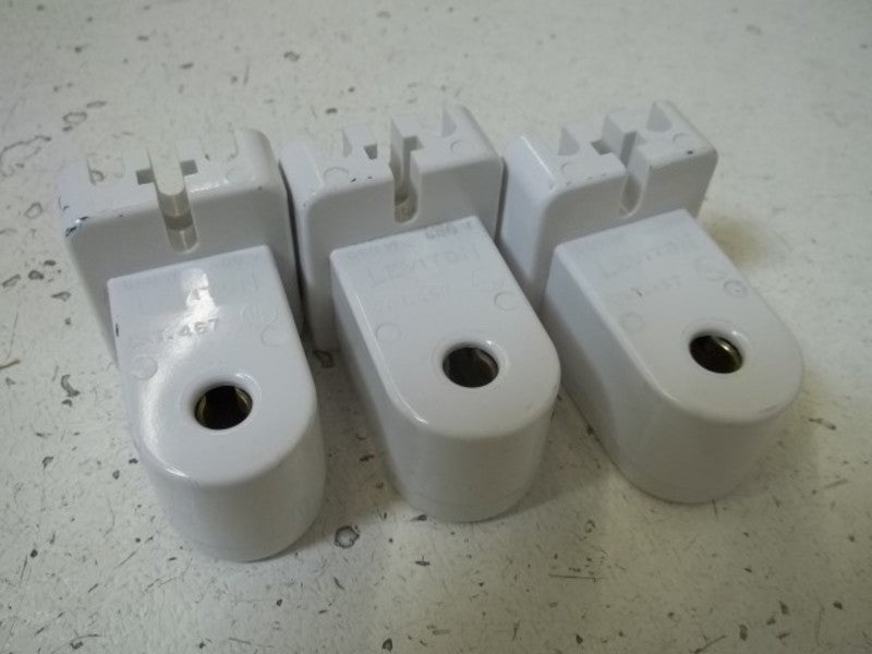 LOT OF 3 LEVITON 467 FEMALE LAMP HOLDER UNMP