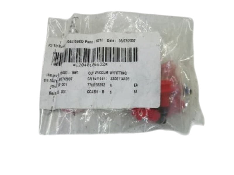 LOT OF 7 SP6001-1561 VACCUM W/FITTING NSNP IN A BAG