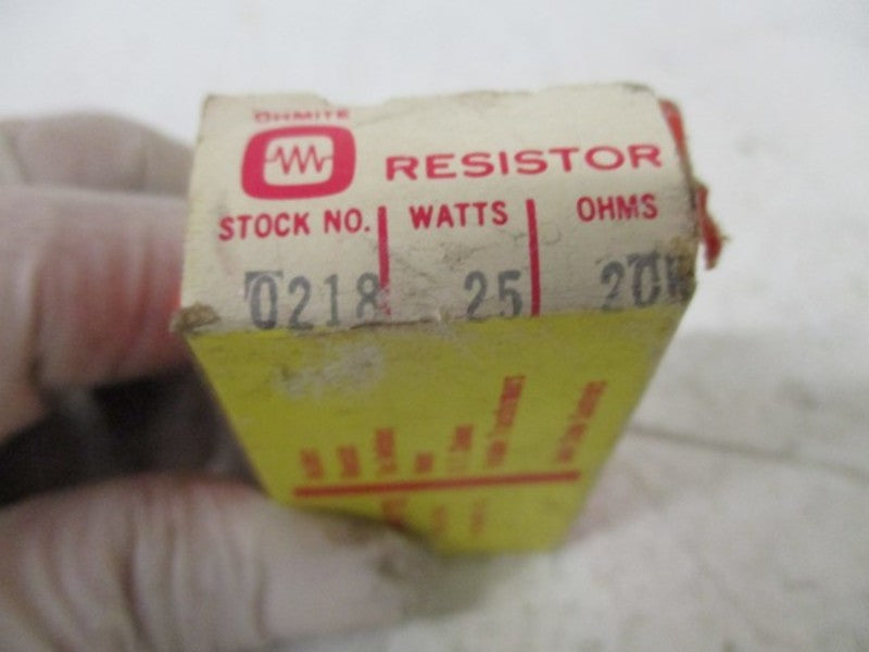 OHMITE 0218 25W 20000 OHMS  NSMP