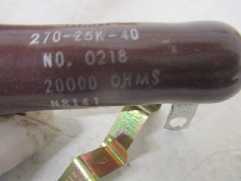 OHMITE 0218 25W 20000 OHMS  NSMP