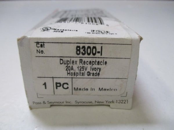 PASS & SEYMOUR 8300-I DUPLEX RECEPTACLE HOSPITAL GRADE  NSMP