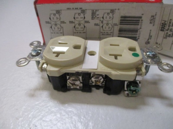 PASS & SEYMOUR 8300-I DUPLEX RECEPTACLE HOSPITAL GRADE  NSMP