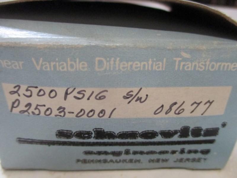 SCHAEVITZ P2503-0001 PRESSURE TRANSDUCER 2500 PSIG  NSMP