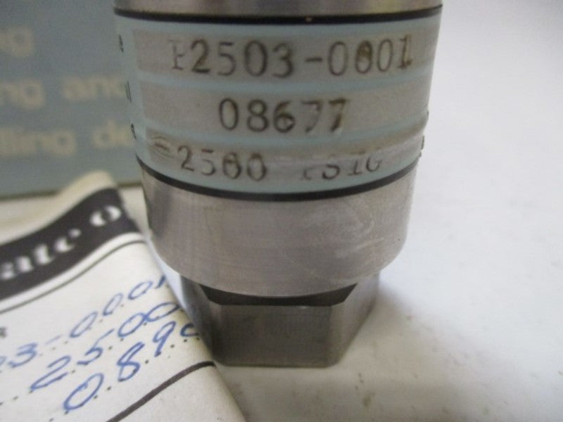 SCHAEVITZ P2503-0001 PRESSURE TRANSDUCER 2500 PSIG  NSMP