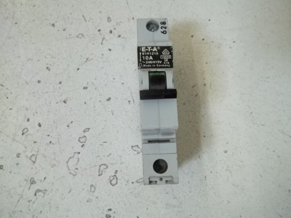 LOT OF 2 E-T-A 91H1210 CIRCUIT BREAKER 10A UNMP