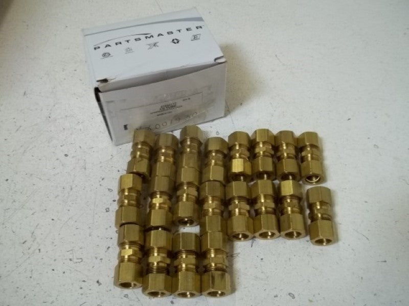 LOT OF 20 PARTSMASTER 41554117 1/2 TUBE COMPRESSION FULL UNIONNSMP