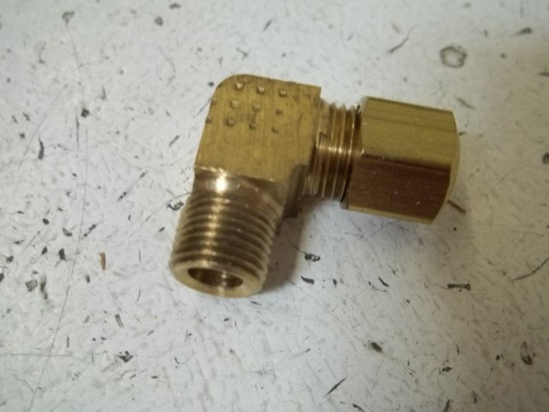 LOT OF 7 PARTSMASTER 41552405 1/4TX1/8MPT COMPRESSION MALE ELBOWNSMP