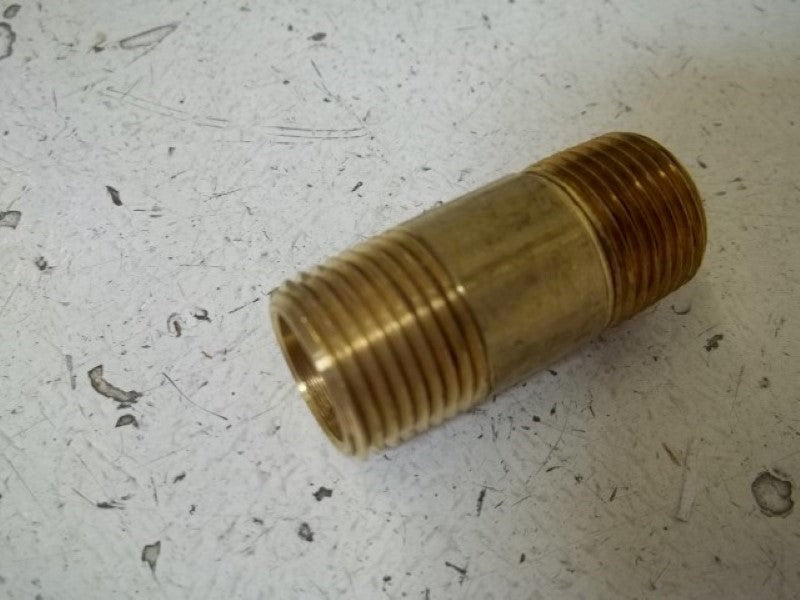 LOT OF 3 PARTSMASTER 41576272 3/8X1-1/2 BRASS LONG  NIPPLENSMP