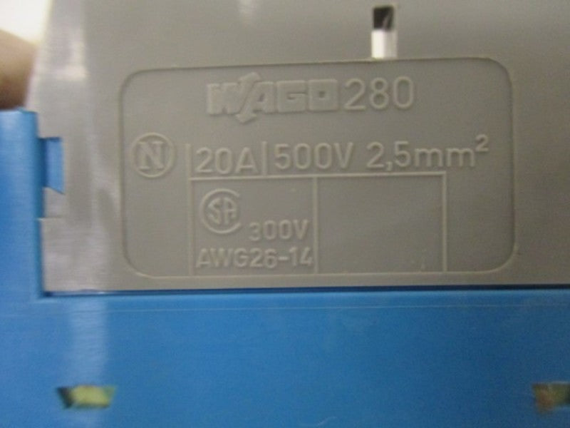 WAGO 280-547 TRIPLE DECK TERMINAL BLOCK (AS PICTURED)  NSNP