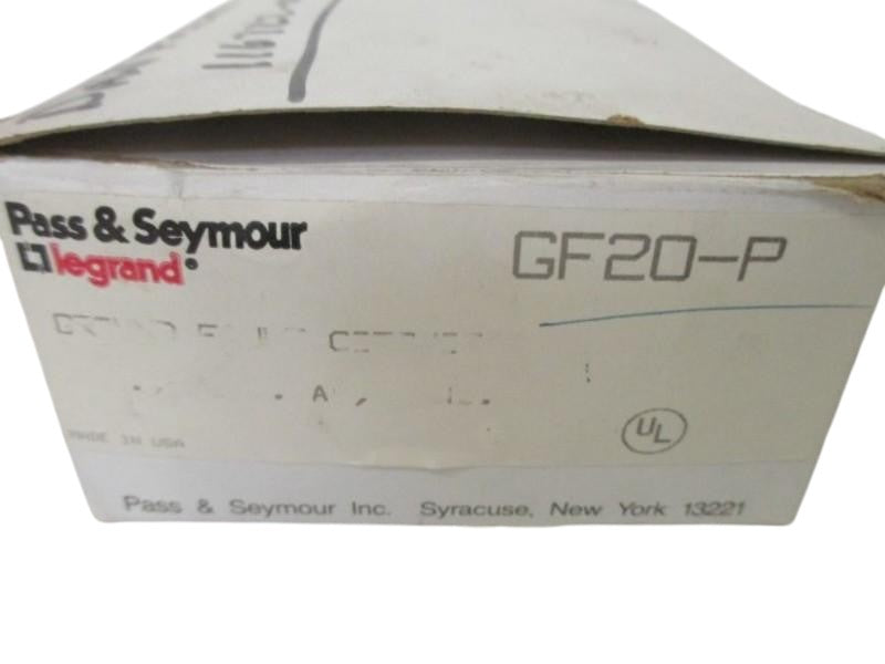 PASS & SEYMOUR GF20-P CIRCUIT INTERRUPTER PLUG GROUND FAULT  NSMP