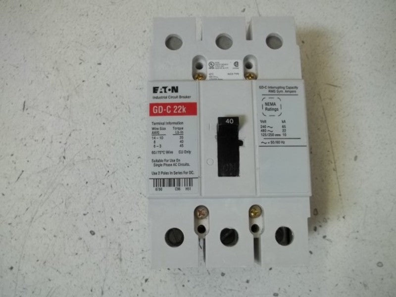 EATON GD3040C CIRCUIT BRAEKER  NSMP