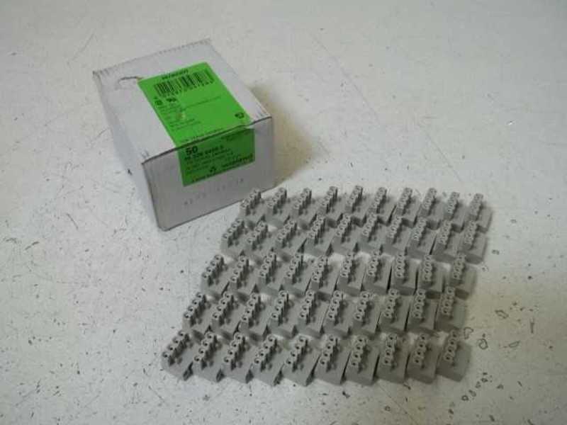 LOT OF 50 WIELAND 99.328.0400.0 TERMINAL STRIP NSMP