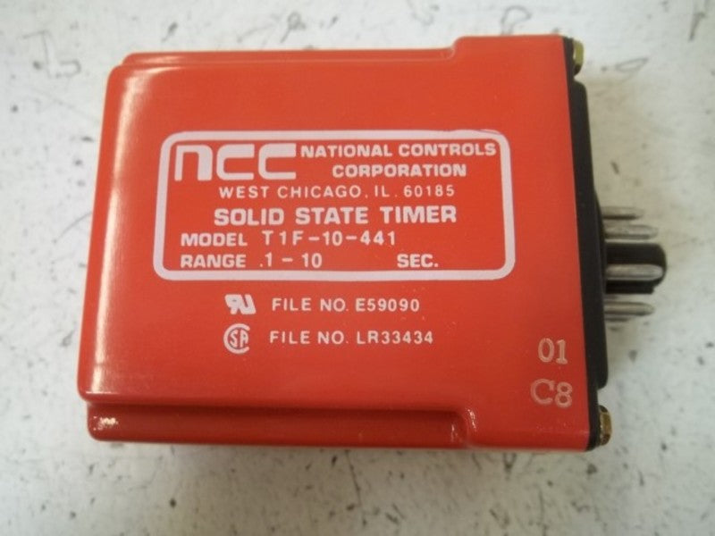 NCC T1F-00010-441 SOLID STATE TIMER .1-10 SEC.  NSMP