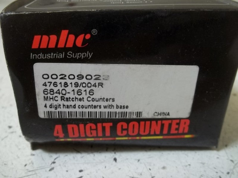MHC 6840-1616 4 DIGIT HAND COUNTERS WITH BASE  NSMP