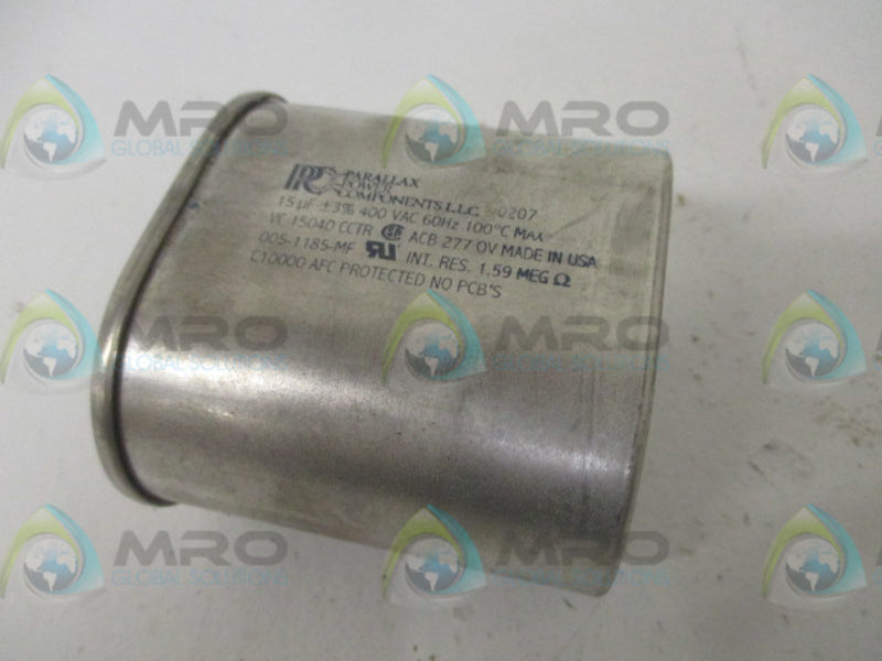 PARALLAX POWER 005-1185-MF CAPACITOR 400VAC  NSNP