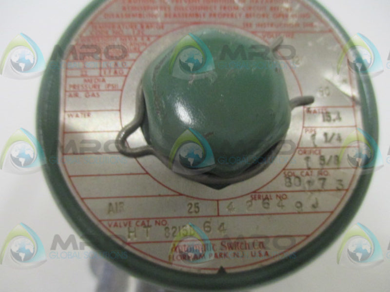 ASCO HT8215B64 SOLENOID VALVE (AS PICTURED)  NSNP