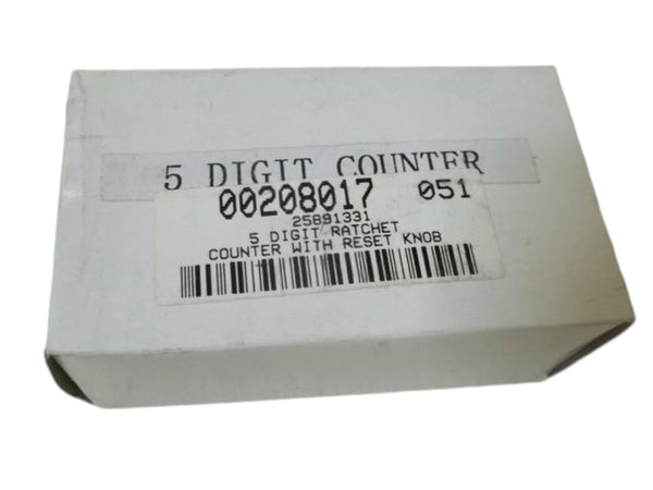 25891331 5-DIGIT RATCHET COUNTER WITH RESET KNOB  NSMP