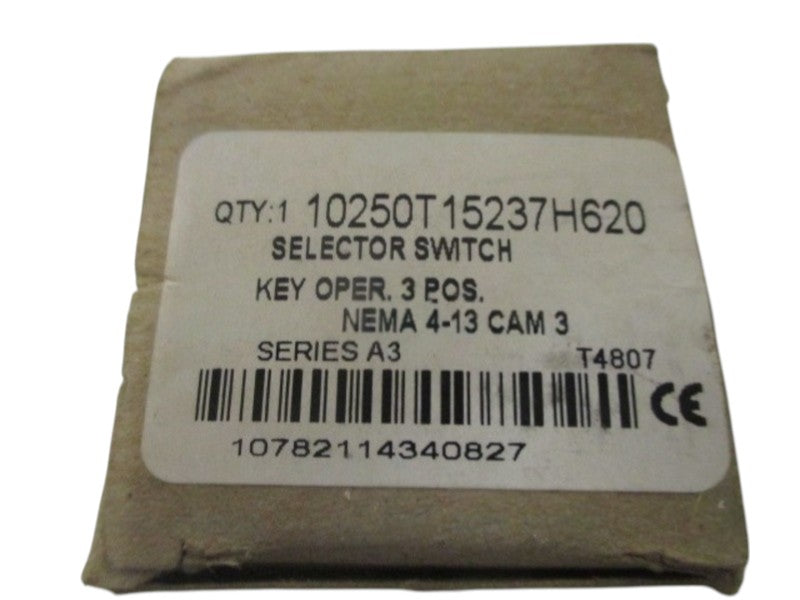 CUTLER HAMMER 10250T15237H620 SELECTOR SWITCH (MISSING ACCESSORY)  NSMP