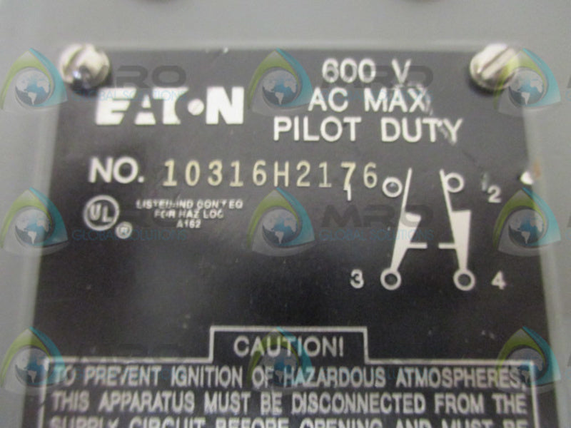 EATON 10316H2176 TYPE L LIMIT SWITCH  UNMP