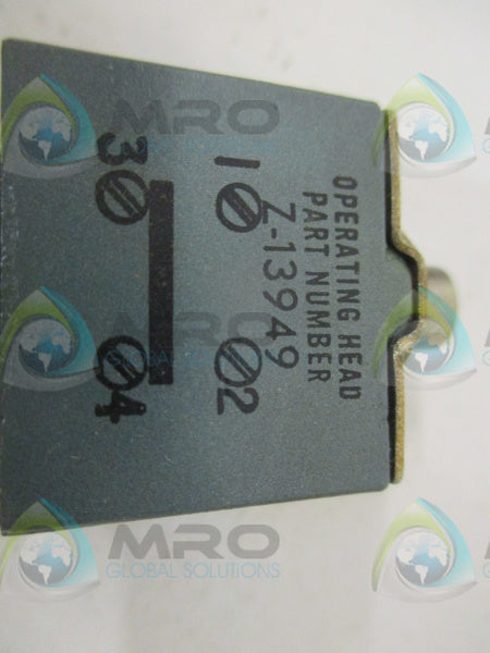 INDUSTRIAL SPARE PART Z-13949 OPERATING HEAD (MISSING ACCESSORIES)  NSMP
