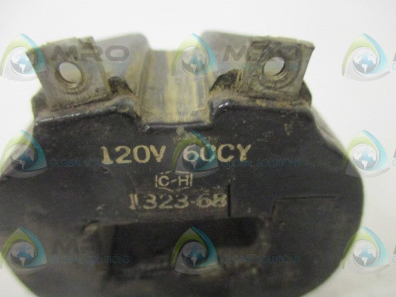 CUTLER HAMMER 1323-68 COIL 120V (AS PICTURED)  UNMP