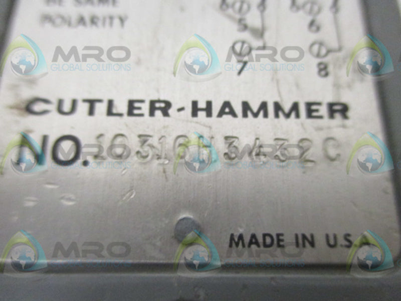 CUTLER HAMMER 10316H3432C TYPE L LIMIT SWITCH  UNMP