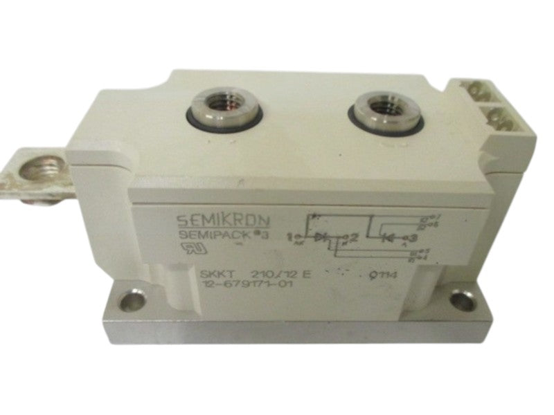 SEMIKRON SKKT210/12E THYRISTOR DIODE MODULE  NSNP