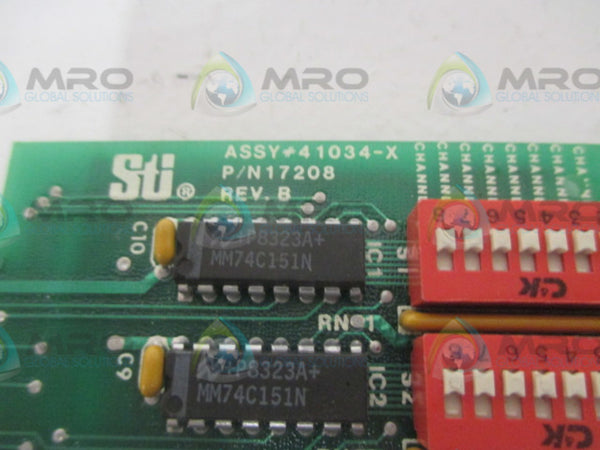 STI ASSY 1034-X 17208 CIRCUIT BOARD  NSNP