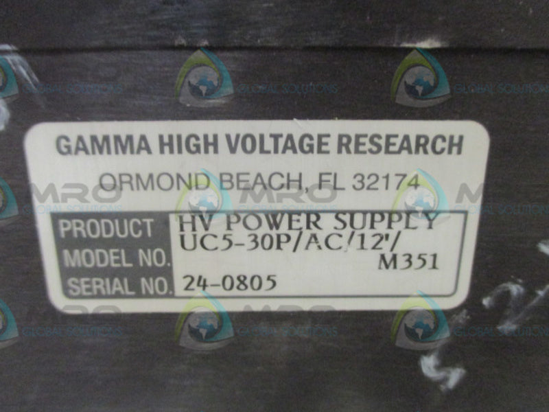 GAMMA UC5-30P/AC/12"/M351 POWER SUPPLY  UNMP
