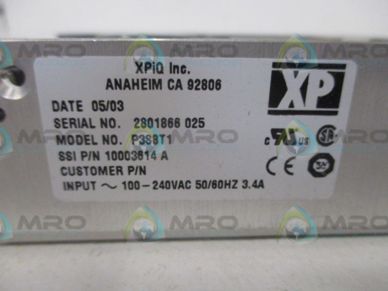 XPIQ P3S8T1 POWER SUPPLY  UNMP