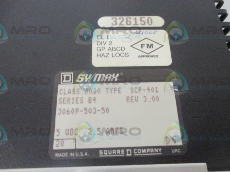 SQUARE D 8020 SCP-401 SY/MAX (NO KEYS)  NSMP