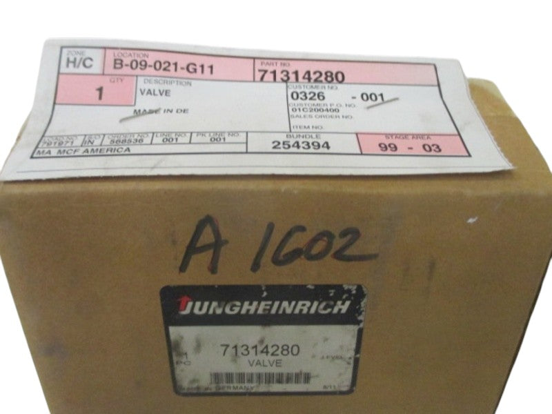 JUNGHEINRICH 71314280 FORKLIFT VALVE  NSMP