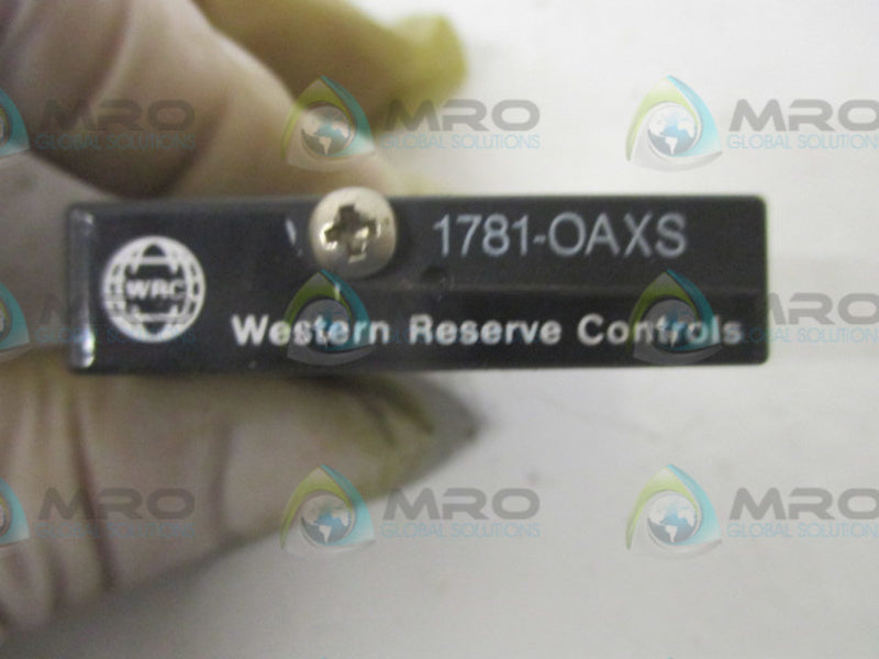 WESTERN RESERVE 1781-OAXS OUTPUT MODULE  UNMP