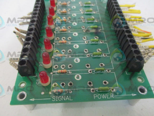 WESTERN RESERVE CONTROLS 1781-A16T MOUNTING BOARD LOGIC TERMINALS  UNMP