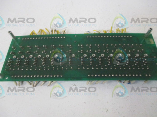 WESTERN RESERVE CONTROLS 1781-A16T MOUNTING BOARD LOGIC TERMINALS  UNMP
