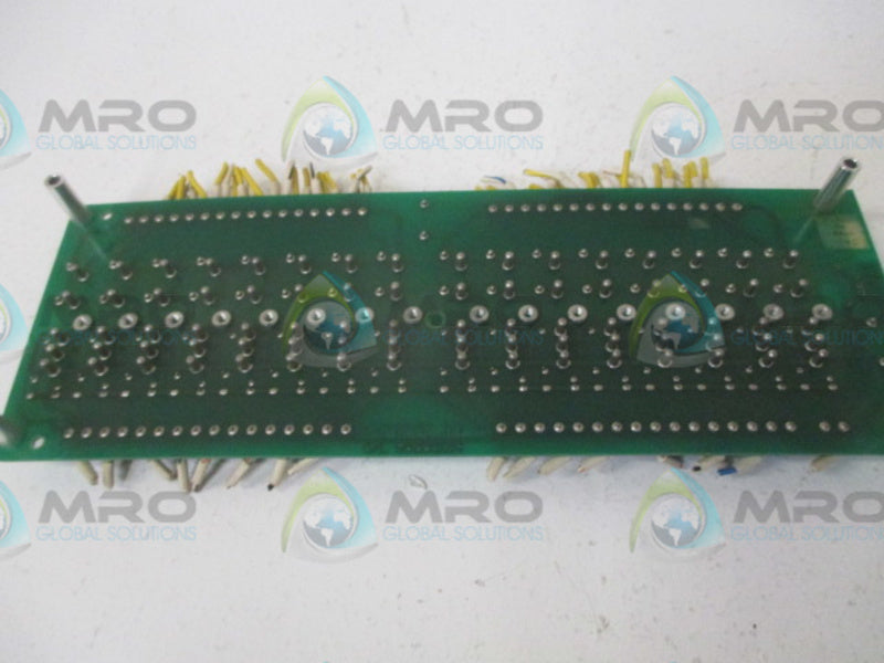 WESTERN RESERVE CONTROLS 1781-A16T MOUNTING BOARD LOGIC TERMINALS  UNMP